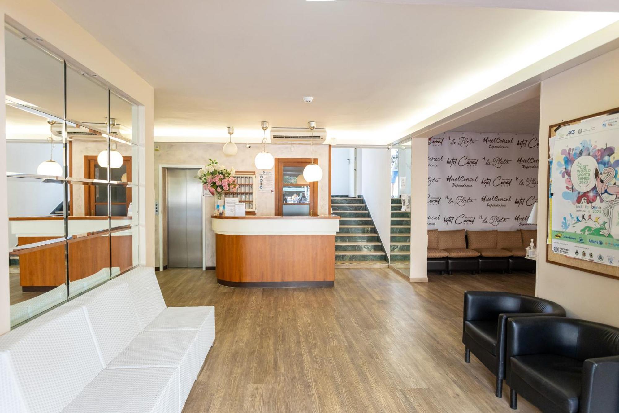 La Plata Hotel - Con Piscina Riccione Eksteriør bilde