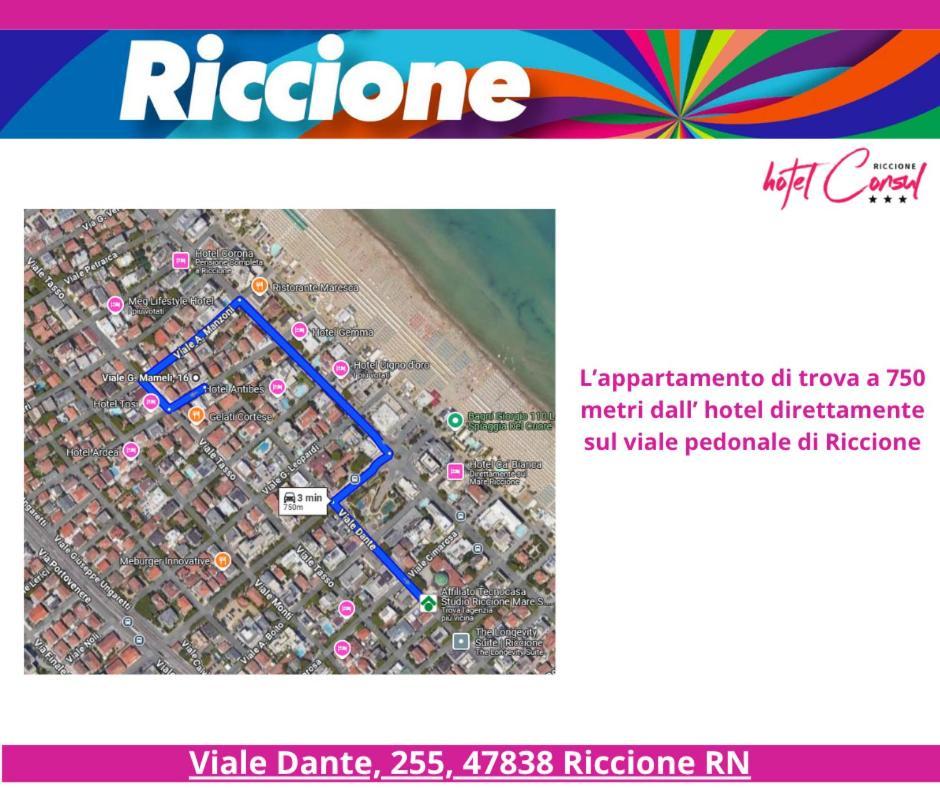 La Plata Hotel - Con Piscina Riccione Eksteriør bilde