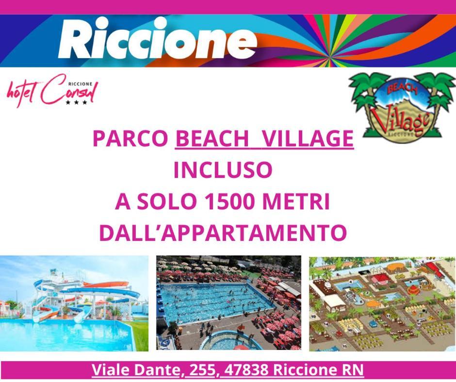 La Plata Hotel - Con Piscina Riccione Eksteriør bilde